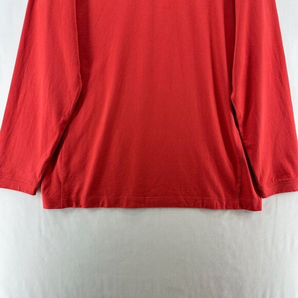 Tommy Bahama Shirt Mens Size S Pima Cotton Modal Polo 1/4 Zip Long Sleeve Red - Picture 4 of 10